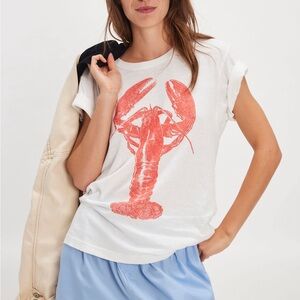 Free People The Bureau The Lobster Tee XS NWT